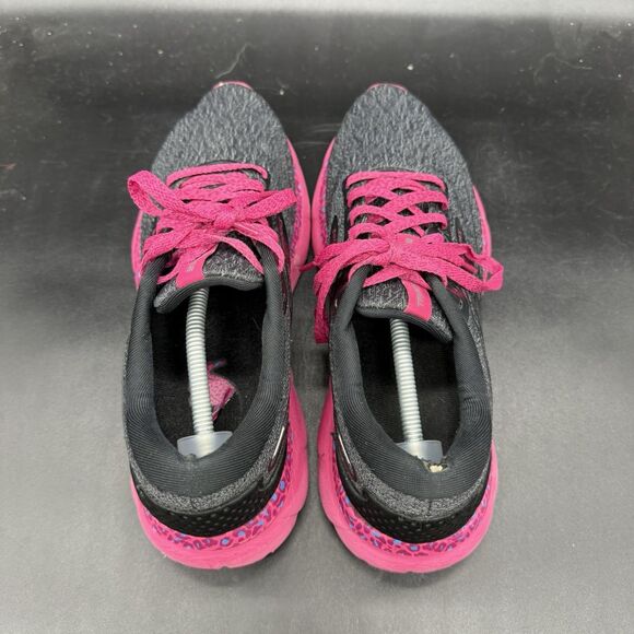 Brooks Trace 2 Womens Size 9 Black Gray Pink Running Shoes Sneakers 1203751B579 - Picture 5 of 8